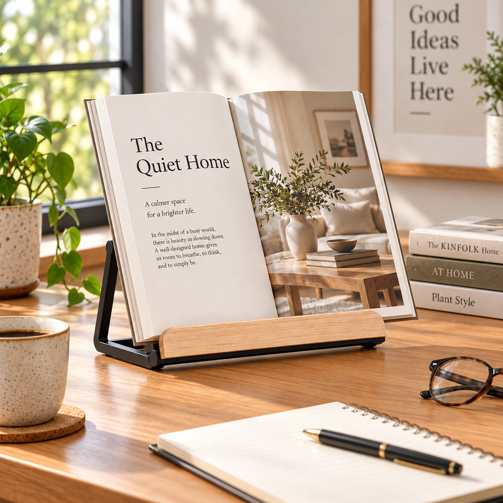 Desktop Book Display Easel - In-room use
