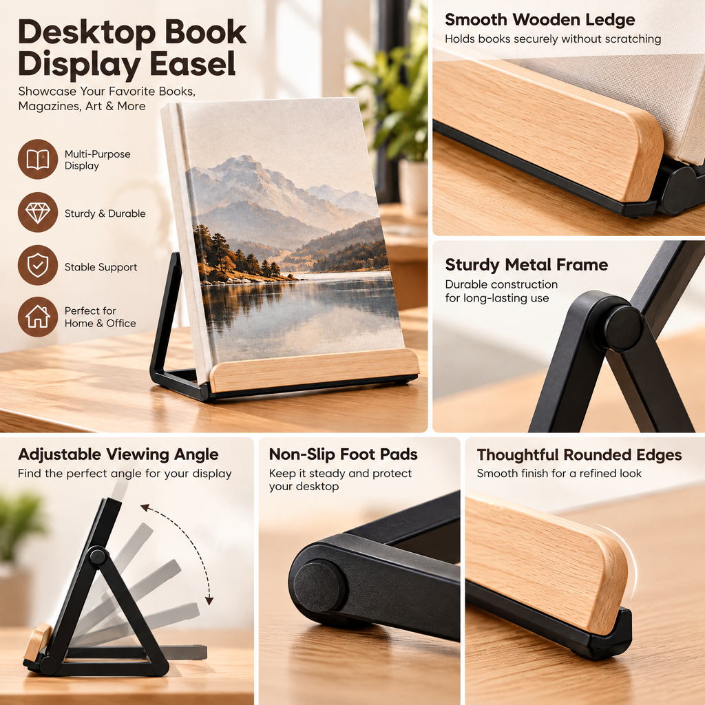 Desktop Book Display Easel - Product details