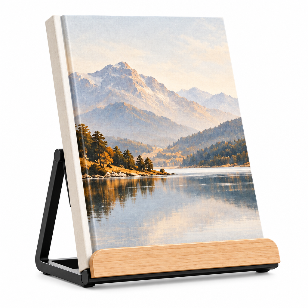 Desktop Book Display Easel - White background