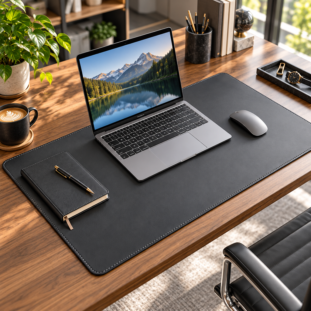 Large Leather Desk Mat - In-room use