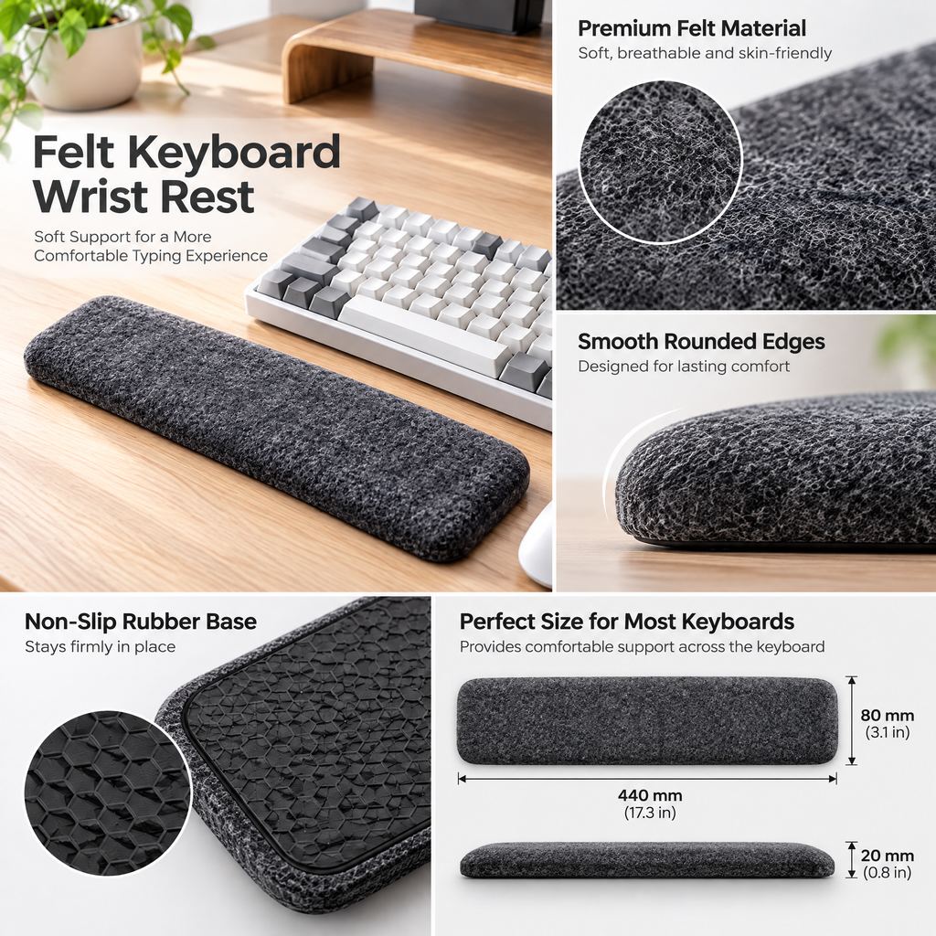 Felt Keyboard Wrist Rest - Product details