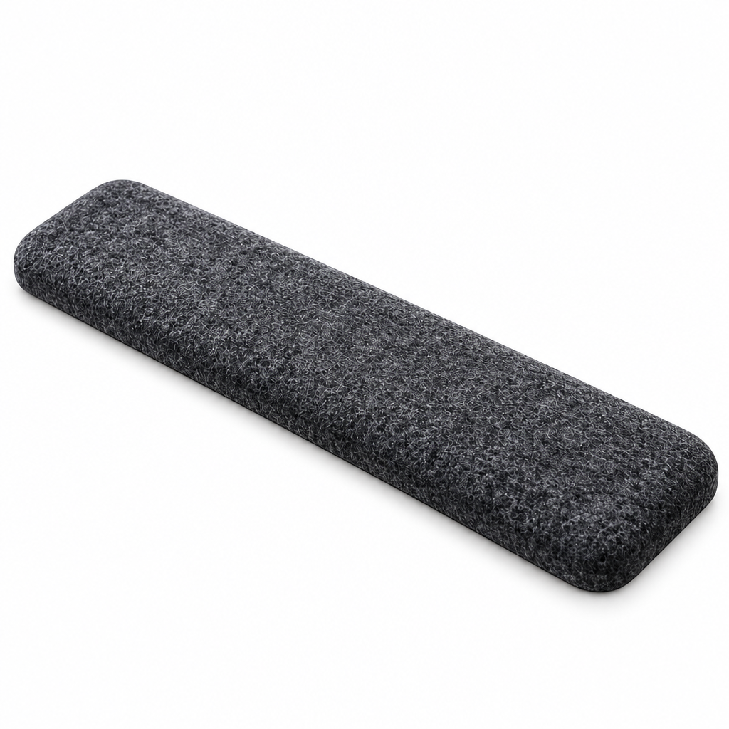 Felt Keyboard Wrist Rest - White background